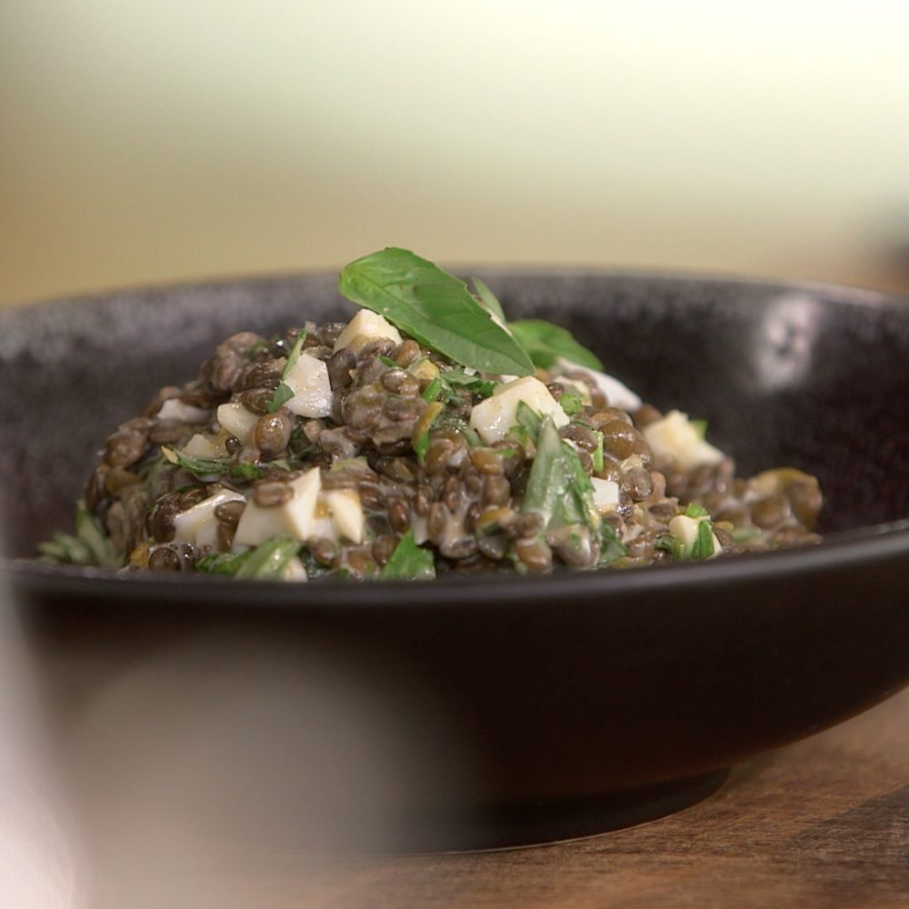 Ma recette de salade de lentilles vertes du Berry Laurent Mariotte