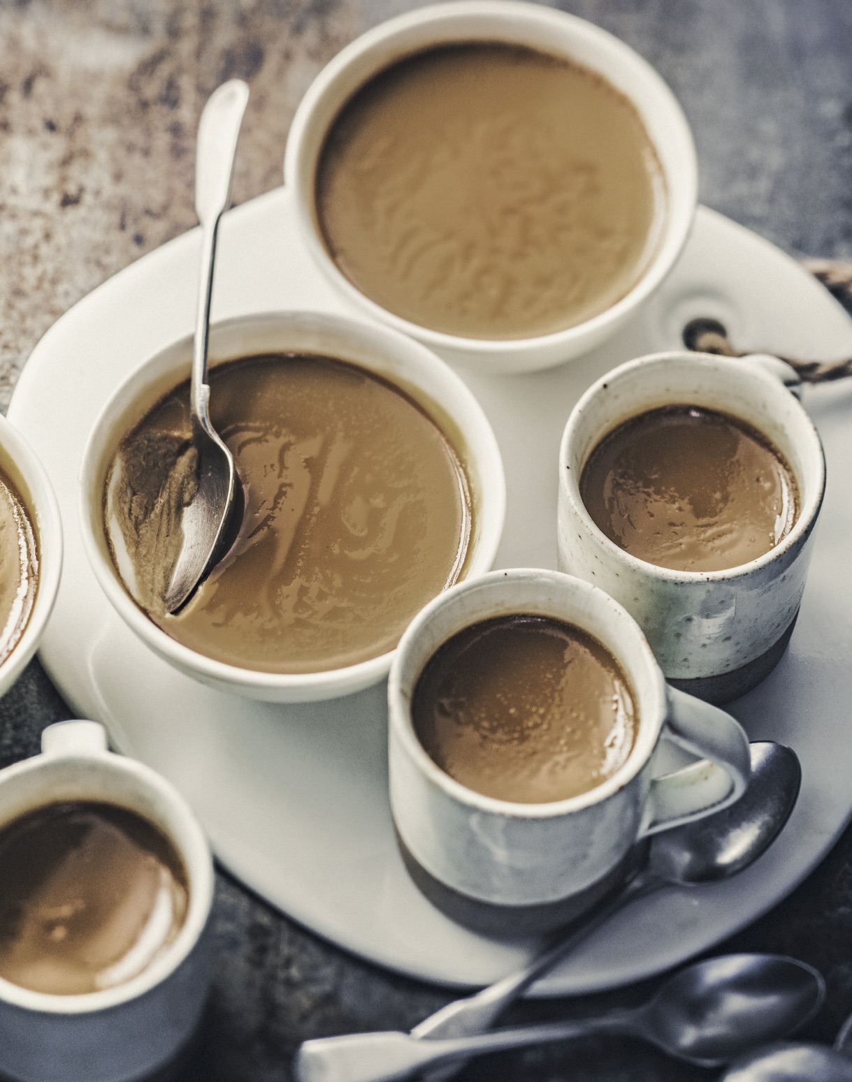 Ma recette de petits pots de crème au café Laurent Mariotte