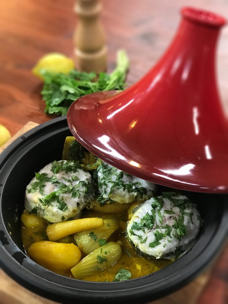 Ma recette de tajine de poisson Laurent Mariotte