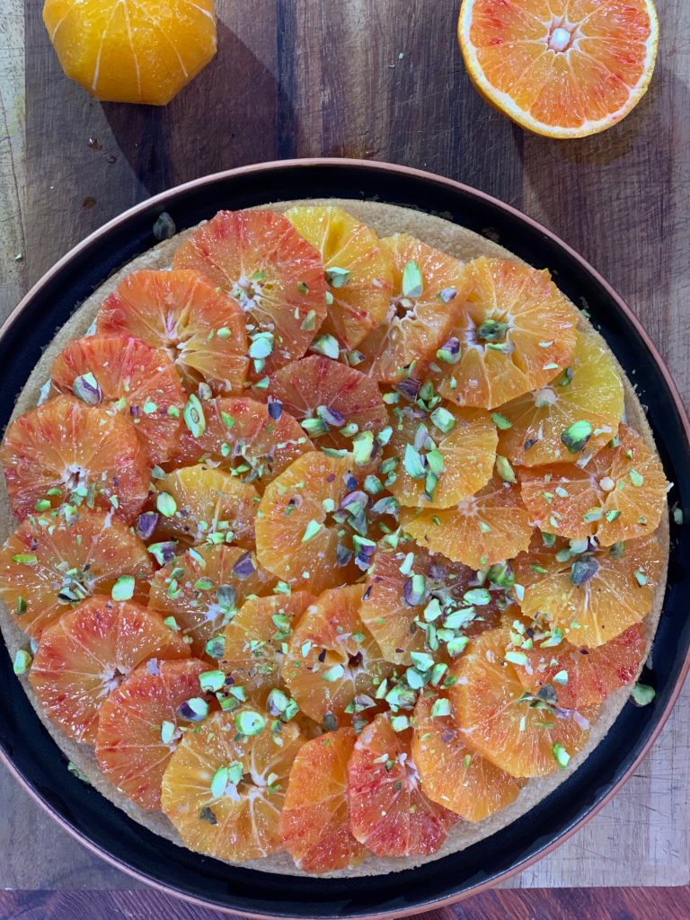 Ma recette de tarte orange sanguine pistache Laurent Mariotte