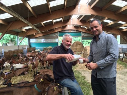 Franck Lesay et Sébastien Delaborde lait de chèvre 2