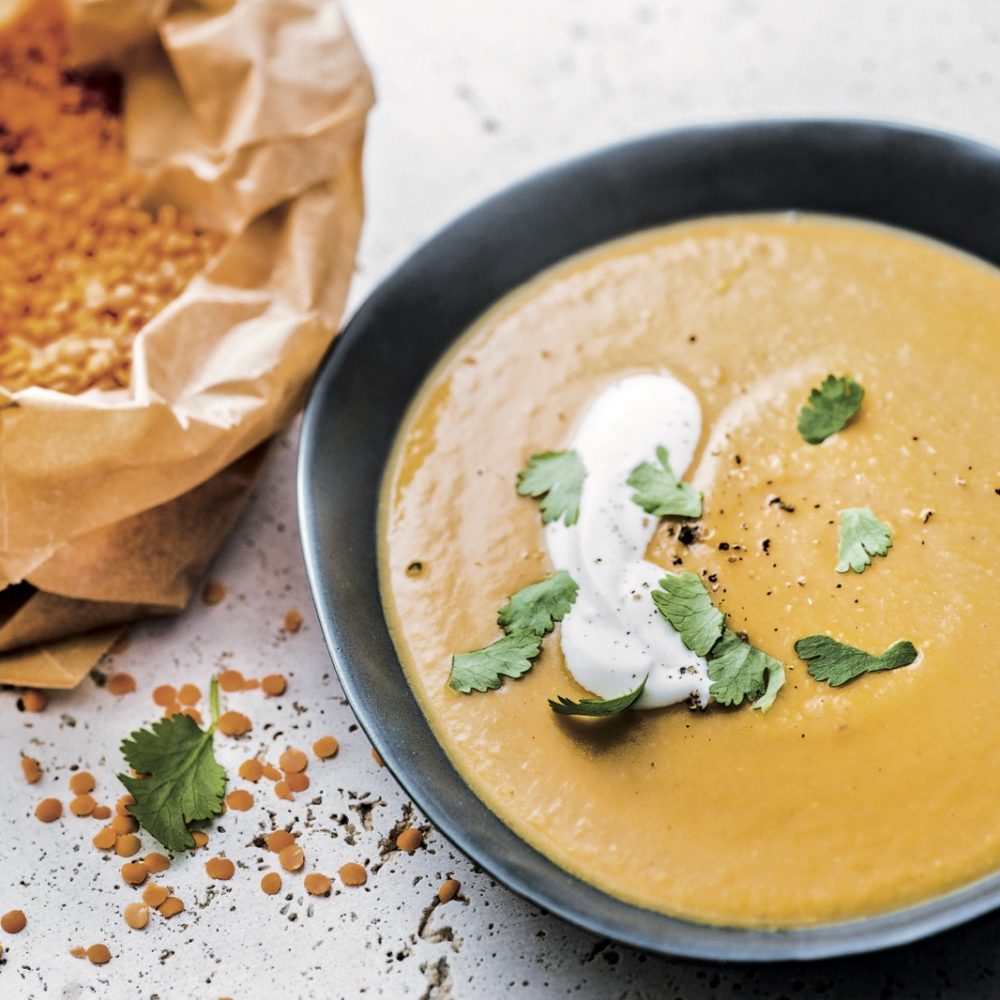 Ma recette de soupe de lentilles corail et carottes - Laurent Mariotte
