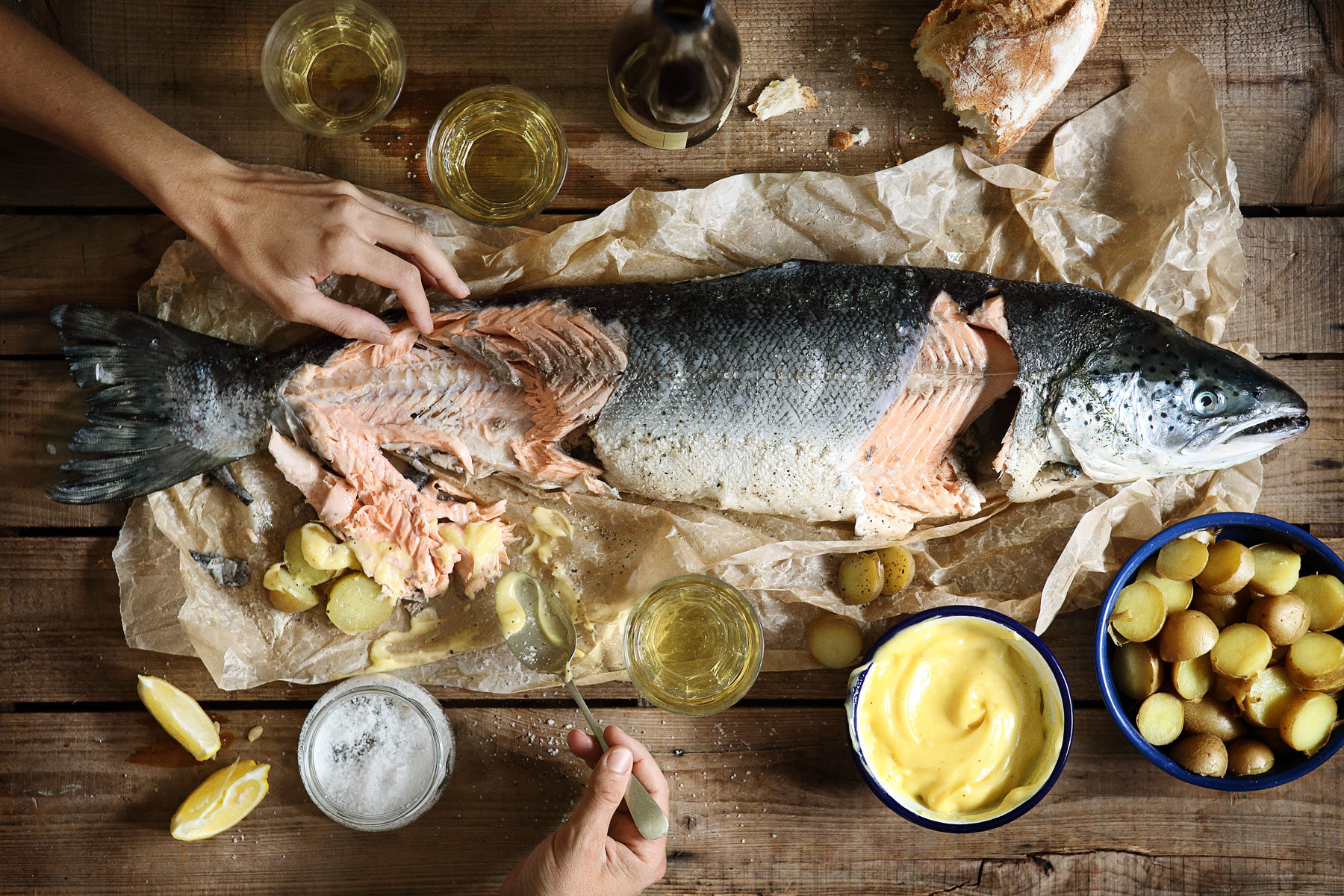 Recettes de fumet de poisson et de saumon