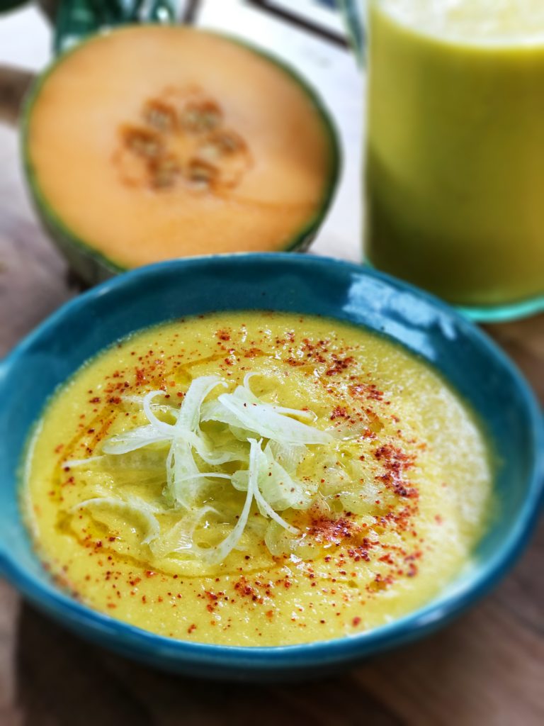 Ma recette de gaspacho de melon Laurent Mariotte