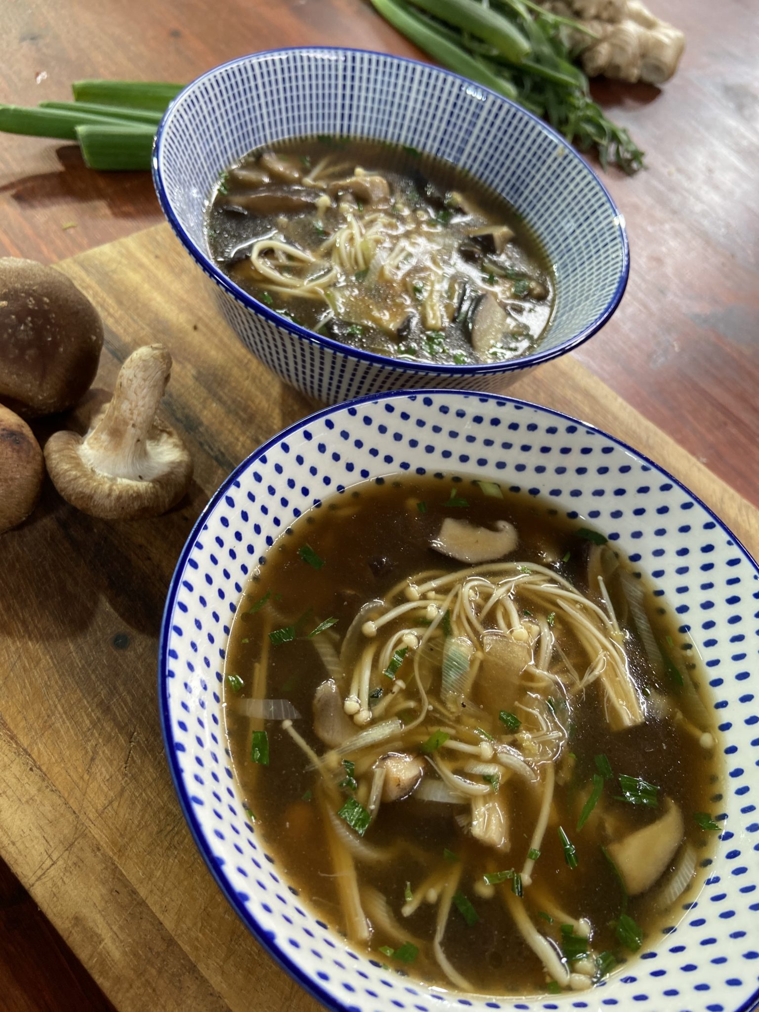 Ma recette de bouillon de champignons Laurent Mariotte