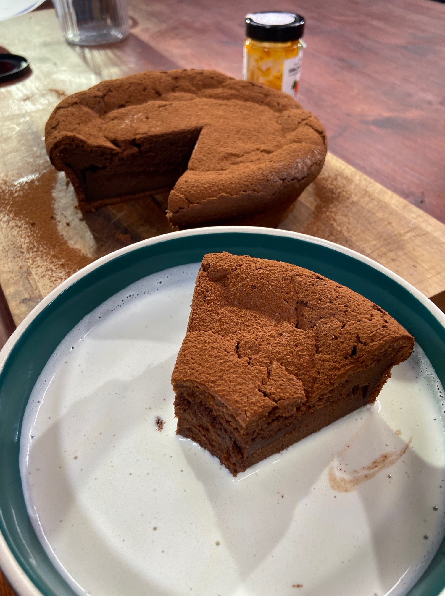 Ma Recette De Gateau Au Chocolat Creme Anglaise Express Laurent Mariotte