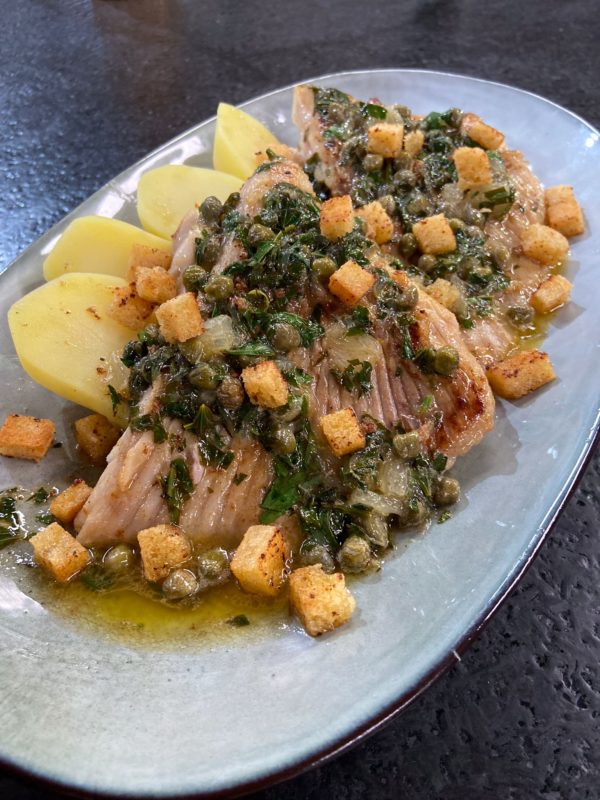 Ma recette de raie à la grenobloise Laurent Mariotte