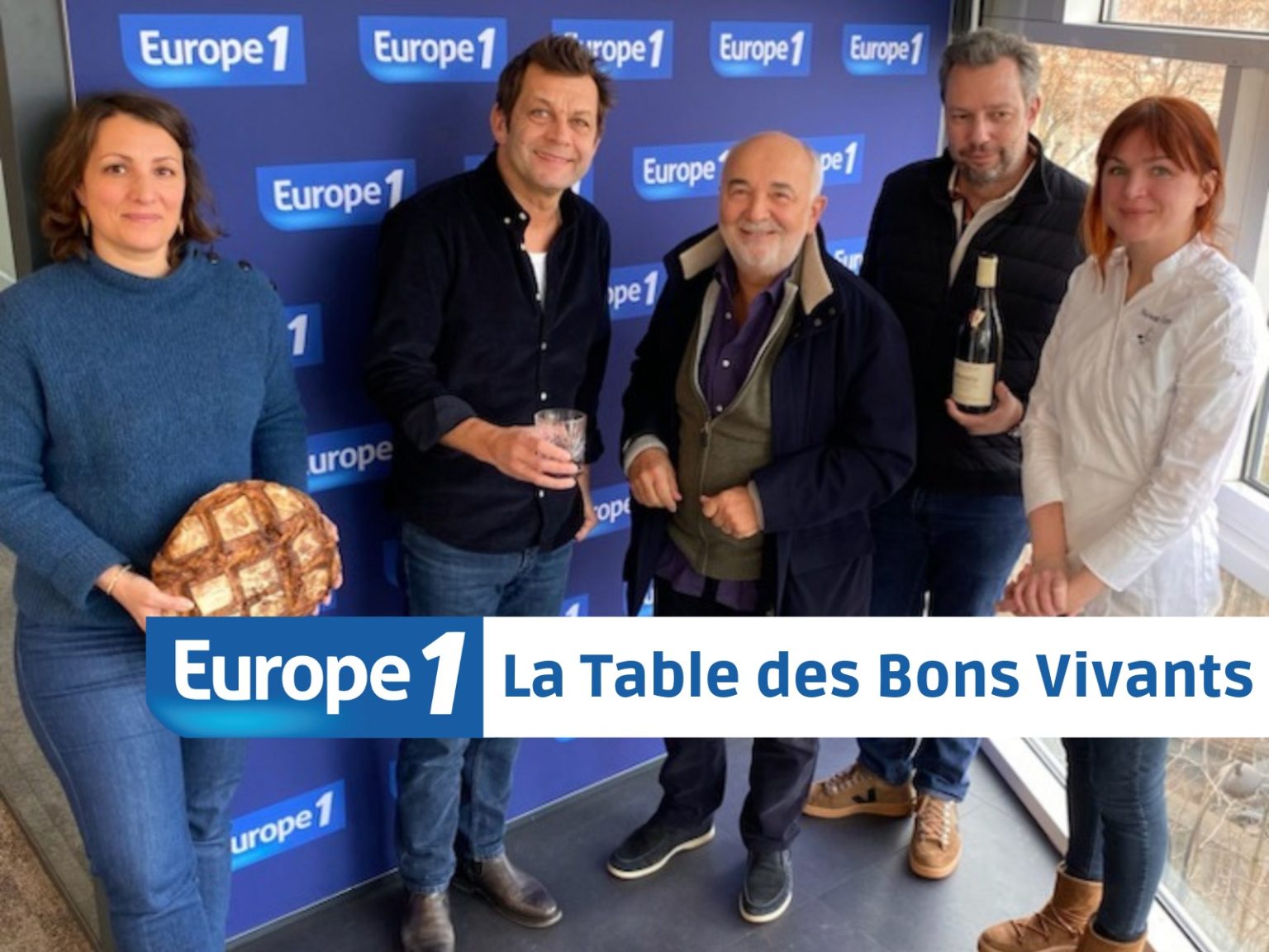 Europe 1 La table des bons vivants avec Gérard Jugnot Laurent Mariotte