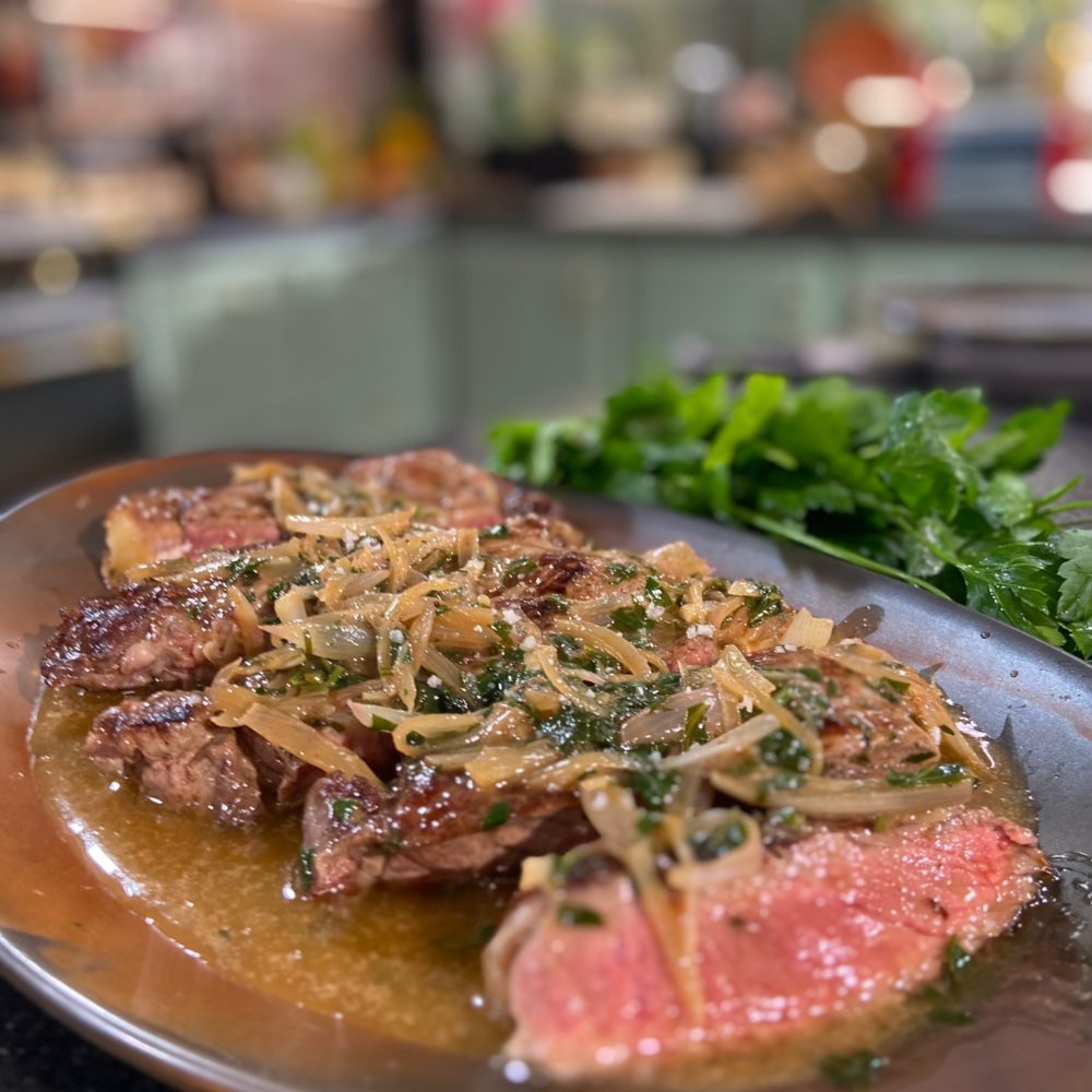 Ma recette de bavette sauce échalote Laurent Mariotte